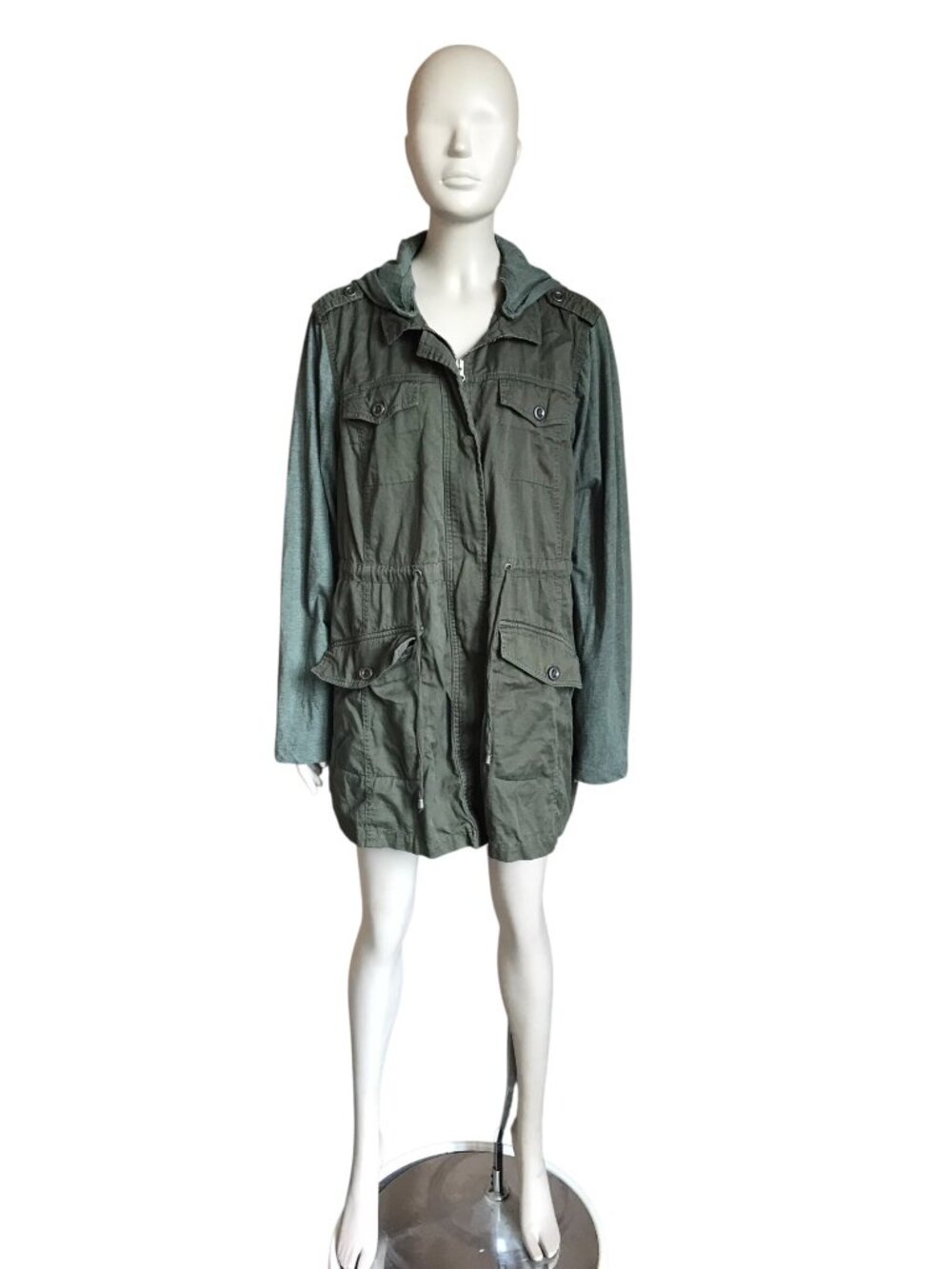 Torrid Green Military Jacket